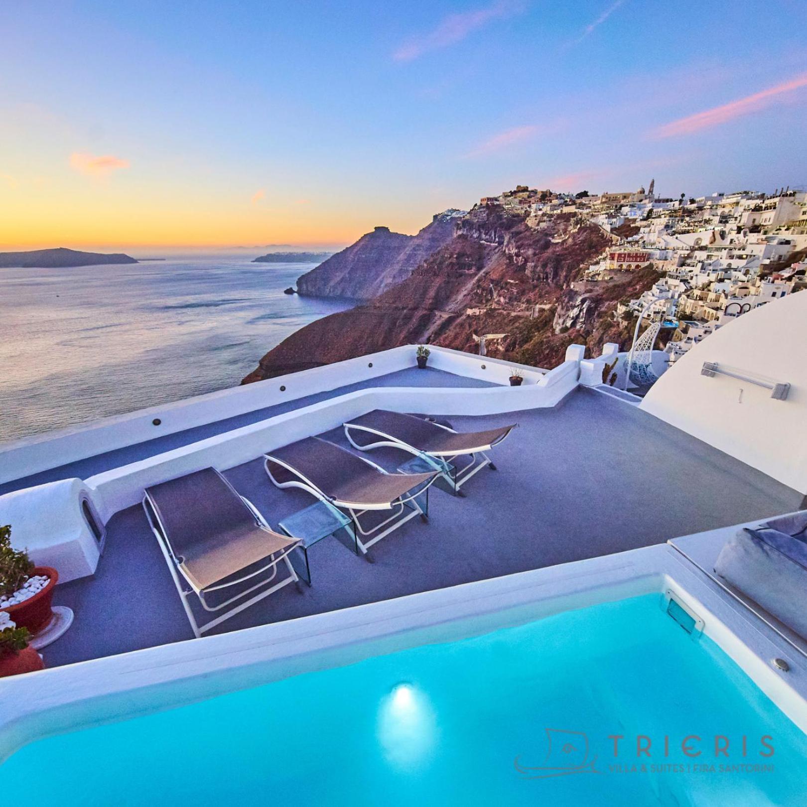 Trieris Villa & Suites Fira  Exterior foto
